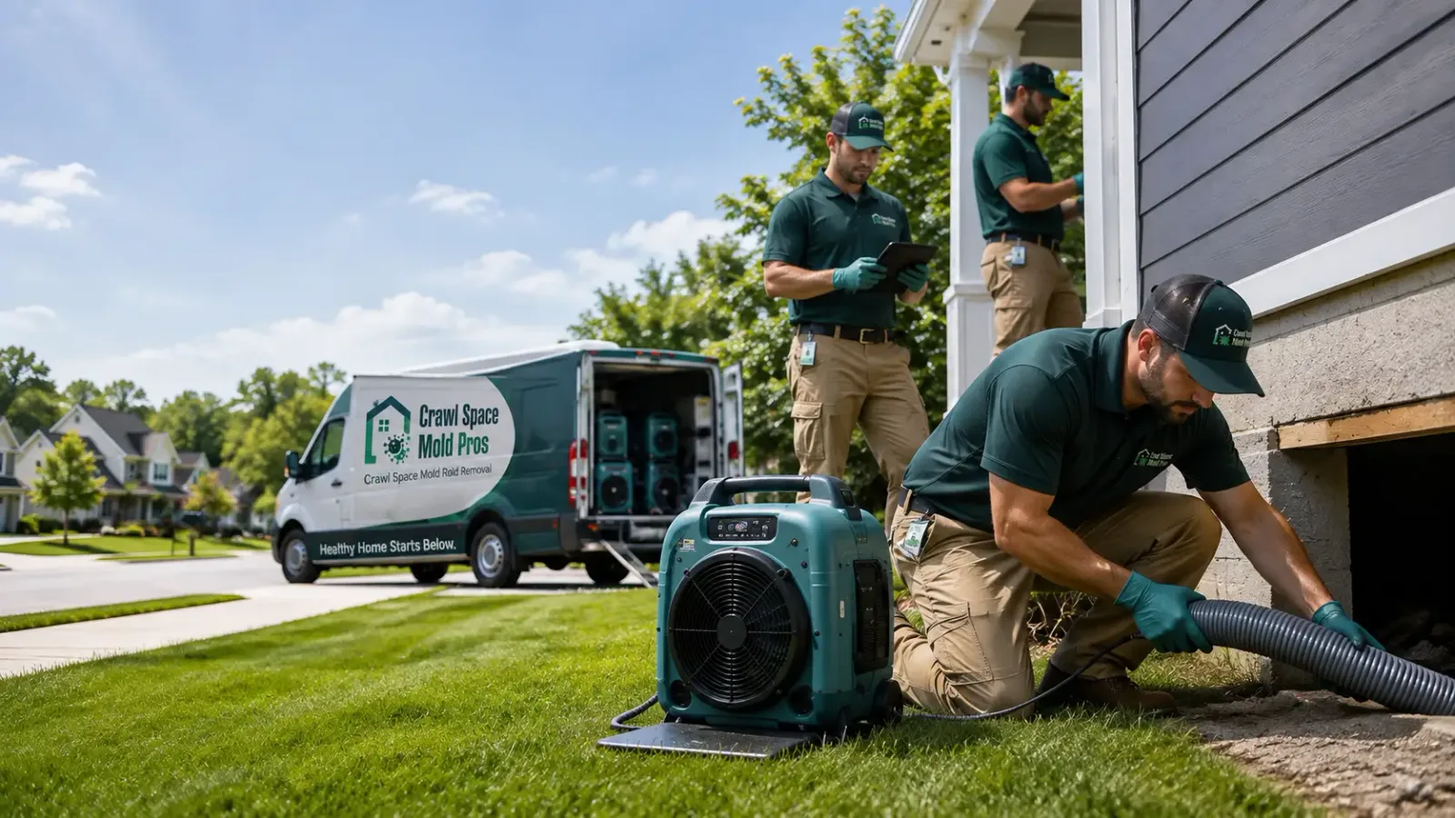 Crawl Space Mold Removal in Weyerhaeuser, WI